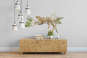 Animals: Wall Decal Tropical Paradise Leopard