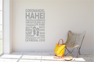 Custom decal My favourite places - Grafix Wall Art