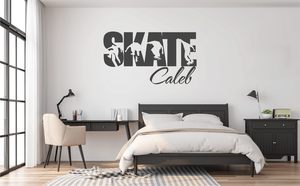 Wall Decal SKATE Wall Decal - Grafix Wall Art - New Zealand Made