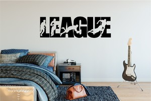 Wall Decal LEAGUE Wall Decal - Grafix Wall Art - New Zealand Made