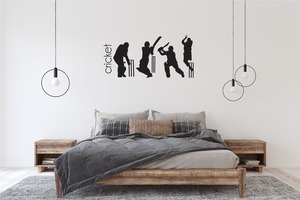 Wall Decal Cricket Stars - Grafix Wall Art - New Zealand Made
