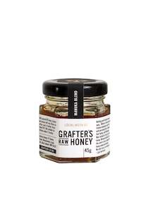 Home Page: Grafter's Raw Honey - Mānuka Blend Hex Jar - 45g