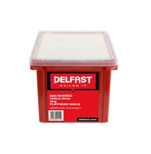 Products: Delfast 30 x 1.6mm Zinc Plated Loose Panel Pins 5kg - Grandas