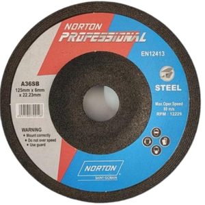 ^ NORTON EXTREME CG 125x22.23 - Grandas