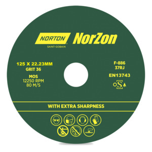 ^ NORTON SUP CG2 125X22.23 - Grandas