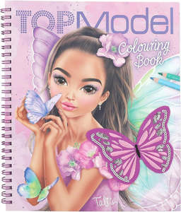 Arts Crafts: TOPModel Colour Book - Sequin Butterfly
