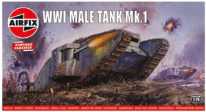Building Sets: Airfix WWI Male Tank Mk.I