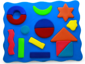 Building Sets: Rubbabu 3D Shape Sorter - Geometric