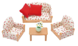 Figures Figurines: Sylvanian Families 3 Piece Suite