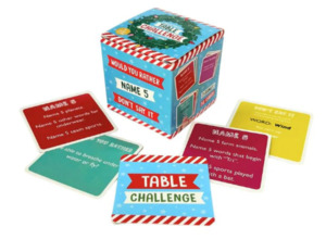 Christmas Table Challenge Party Games