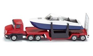 SIKU 1613 Scania Low Loader with Speed Boat