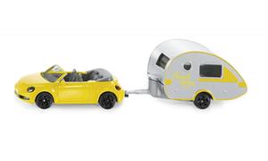 Pocket Money: SIKU 1629 Car with Trailer Caravan