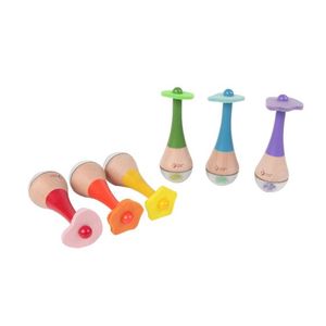 Wooden Toys: Rainbow Maracas Assortment