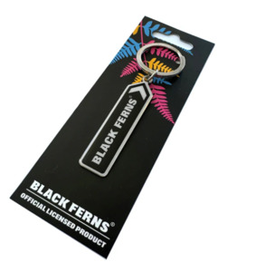 Back To School: Black Ferns Key Ring - Home Advantage Range