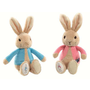 Easter: Peter & Flopsy Bunny Silky Rattles