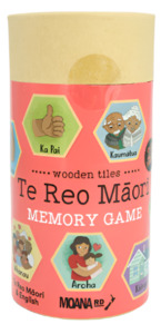 Te Reo Maori: Moana Rd Te Reo Maori Wooden Memory Game
