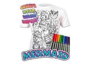 Accessories: Splat Shirt - Mermaid