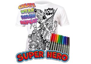 Splat Shirt - Superhero (Age 7-8)