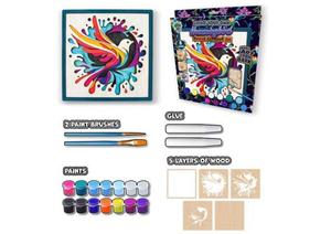 Arts Crafts: Wooden Art Craft Kit - Humming Bird