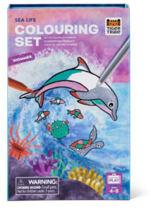 Arts Crafts: Shimmer Colouring Set - Sea Life