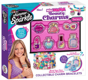 Arts Crafts: Shimmer N Sparkle Mini Mania Beauty Charms