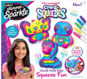 Arts Crafts: Shimmer N Sparkle Colour Your Own Squeezie Fun