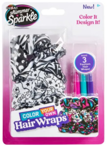 Colour Your Own Fashion Hair Wraps