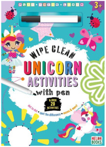 Arts Crafts: Wipe Clean Unicorn Activities