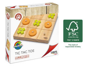 Games: Cayro Wooden Tic Tac Toe