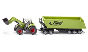 Vehicles Accessories: SIKU 1949 Claas Front Loader, Dolly and Tipping Trailer