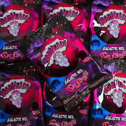 By Country: Warheads Galactic Mix Cubes 127g