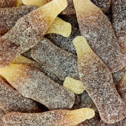 Brown: Giant Sour Cola Bottles