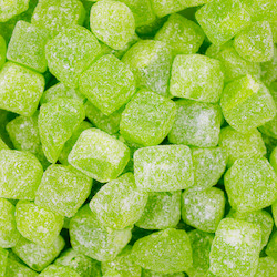 Green Lollies: Sour Apple Cubes