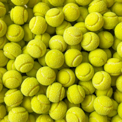 Green Lollies: Tennis Balls Bubblegum 70g