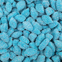 Blue Lollies: Mini Jelly Blue Raspberry 100g
