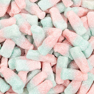 Gummies & Jellies: Fizzy Bubblegum Bottles 200g