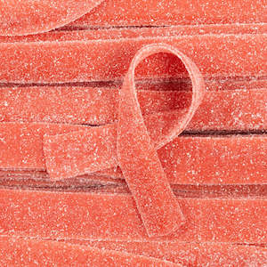 Novelty: Fizzy Strawberry Belts (approx. 10)