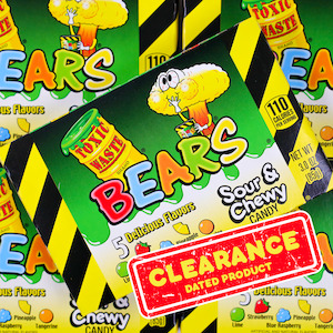 Dated: Dated - Toxic Waste Bears Theatre Box 85g