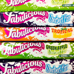 Green Lollies: Licorice Log Sherbet Fizz