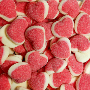 Pink Lollies: Double Hearts