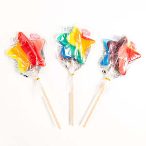 Rainbow: Rainbow Star Lollipop 40g