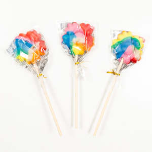 Rainbow: Big Flower Rainbow Lollipop 40g