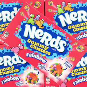 Rainbow: Nerds Gummy Clusters Theatre Box