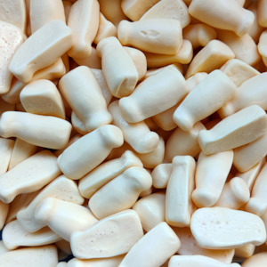White Lollies: Milk Bottles