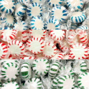 Single Colour Lollies: Starlight Mints