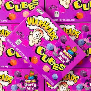 Warheads Sour Berry Cubes Theatre Box 99g