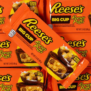 American: Reese's Big Cup King Size Puffs 68g