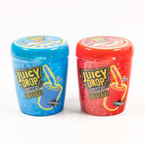 Sour Lollies: Bazooka Juicy Drop Gummy Dipperz 96g