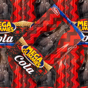 Gummy Lollies: Mega Gummies Cola Bottles 600g