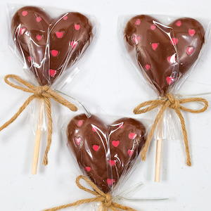 Mothers Day: Chocolate Heart Lollipop 30g